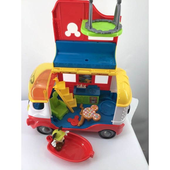 Disney RED BUS Accessories Boat Included Toy Vehicle Car - Picture 12 of 12